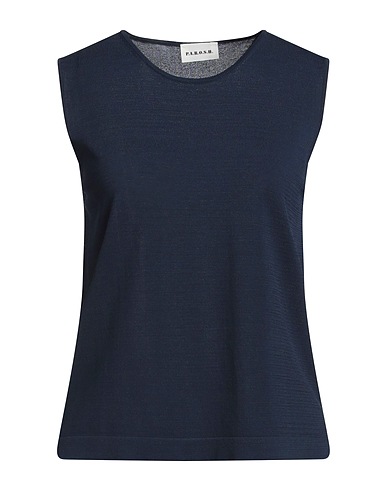 P.A.R.O.S.H. Sleeveless sweater Navy 80% Viscose, 20% Polyamide