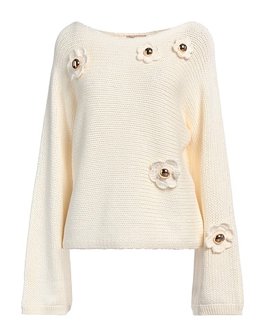 TWINSET Pullover Off white 55% Acrilico, 45% Cotone