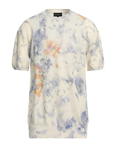 EMPORIO ARMANI Jumper Cream 50% Cotton, 50% Modal