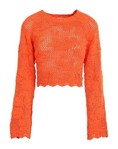 ONLY Jumper Orange 64% Recycled cotton, 36% Polyester