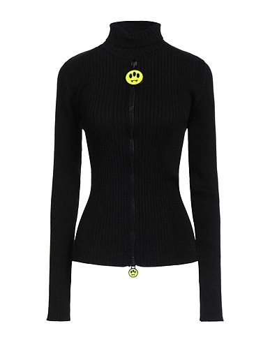 BARROW Polo neck Black 52% Viscose, 26% Polyester, 22% Polyamide