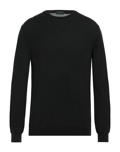 ZANONE Pullover Antracite 95% Lana Vergine, 5% Poliammide