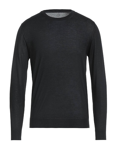 FEDELI Cashmere blend Black 70% Cashmere, 30% Silk