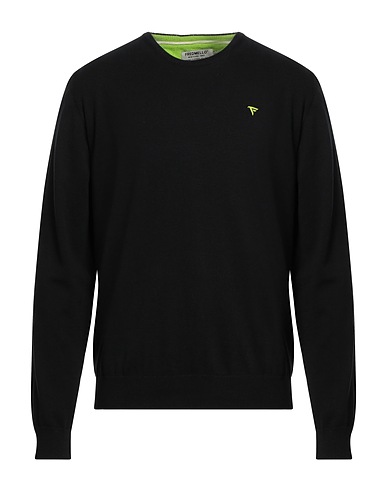 FRED MELLO Jumper Black 100% Cotton