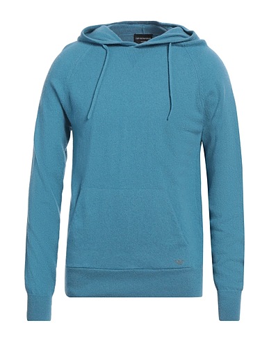 EMPORIO ARMANI Cashmere blend Azure 100% Cashmere