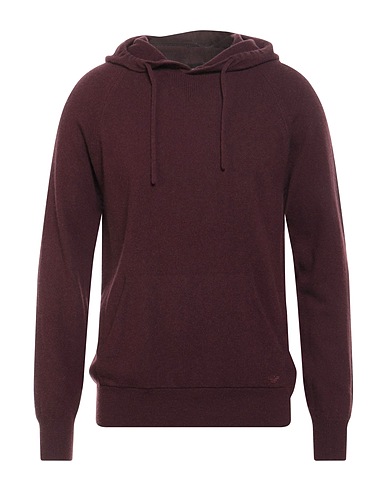 EMPORIO ARMANI Cashmere jumper Dark purple 100% Cashmere