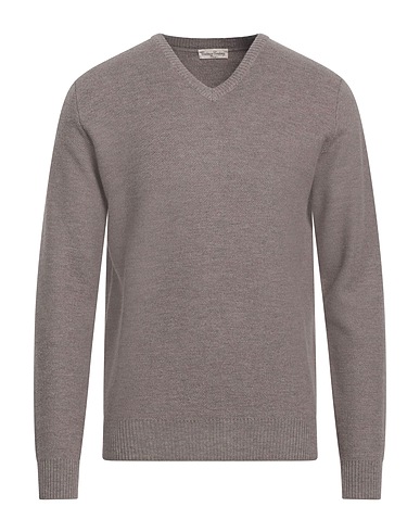 CASHMERE COMPANY Sweater Taupe 50% Cashmere, 50% Wool