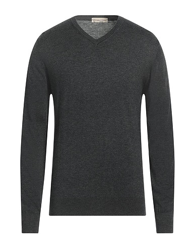 CASHMERE COMPANY Pullover Braungrau 40% Wolle, 30% Kaschmir, 15% Seide, 15% Nylon