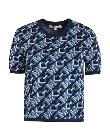 MICHAEL MICHAEL KORS Jumper Navy blue 63% Recycled viscose, 20% Nylon, 14% Polyester, 3% Elastane