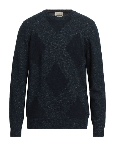 BROOKSFIELD Pullover Blu 55% Lana Vergine, 16% Lana, 15% Poliammide, 14% Cotone