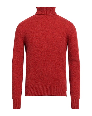 BROOKSFIELD Polo neck Rust 85% Virgin Wool, 15% Polyamide