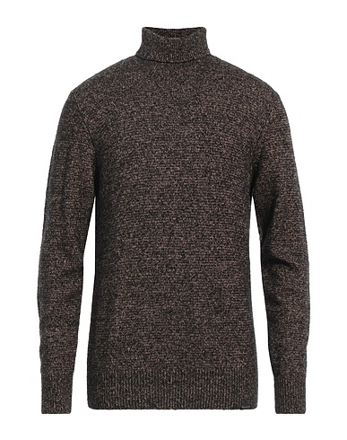 BROOKSFIELD Polo neck Camel 85% Virgin Wool, 15% Polyamide