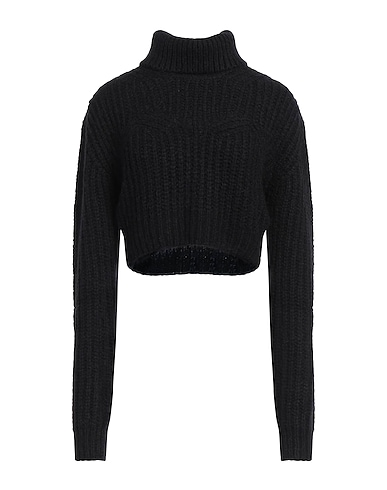 DSQUARED2 Polo neck 46% Wool, 30% Acrylic, 14% Polyamide, 10% Alpaca wool, Cow leather