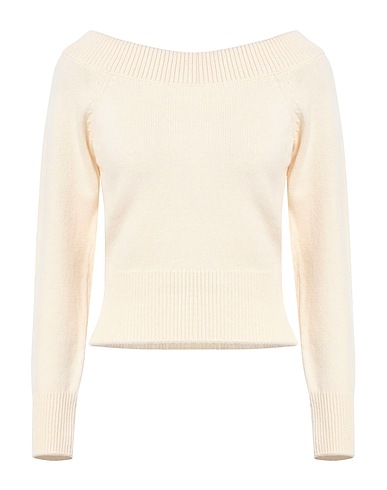 MCQUEEN Jumper Ivory 70% Wool, 30% Cashmere