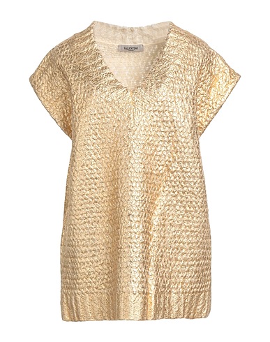 VALENTINO GARAVANI Sweater Gold 78% Virgin Wool, 22% Polyamide