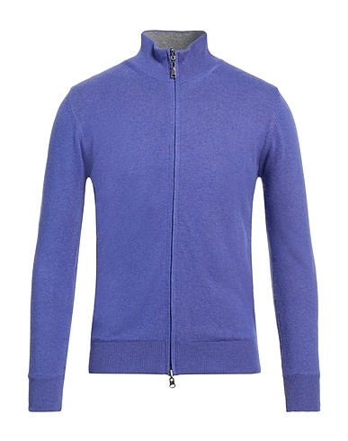 CASHMERE COMPANY Pullover mit Zipper  Violett 70% Wolle, 30% Kaschmir