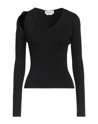 MCQUEEN Jumper Black 95% Wool, 5% Polyester