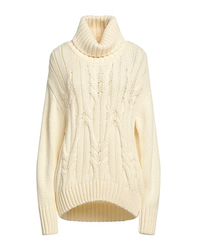 CASHMERE COMPANY Turtleneck Cream 100% Wool