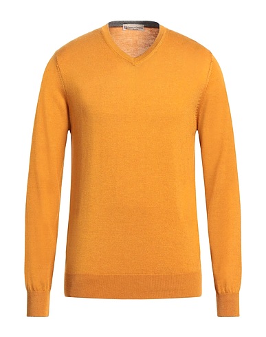 CASHMERE COMPANY Pullover Giallo ocra 40% Lana, 30% Cachemire, 15% Seta, 15% Nylon