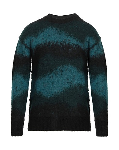 ISABEL BENENATO Jumper Deep teal 67% Mohair wool, 30% Polyamide, 3% Wool