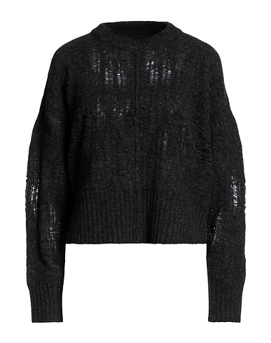 ISABEL BENENATO Jumper Charcoal 54% Merino Wool, 22% Yak wool, 19% Polyamide, 5% Elastane
