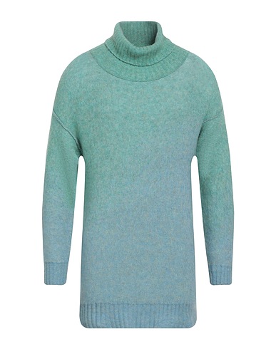 ISABEL BENENATO Polo neck Light green 42% Polyamide, 39% Wool, 17% Yak wool, 2% Elastane