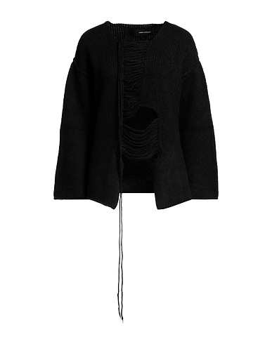 ISABEL BENENATO Jumper Black 53% Wool, 24% Polyamide, 23% Yak wool