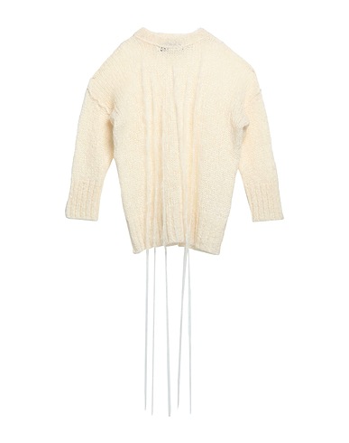 ISABEL BENENATO Jumper Ivory 85% Mohair wool, 15% Polyamide