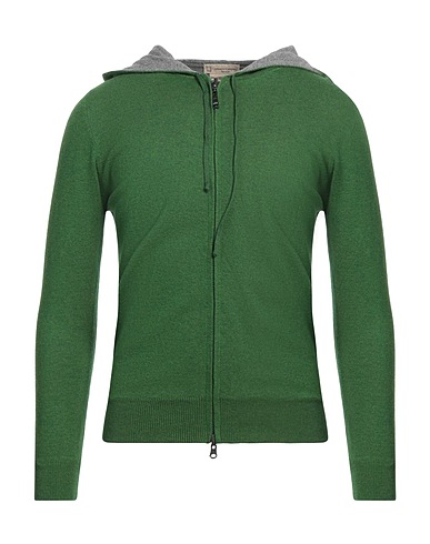 CASHMERE COMPANY Pullover mit Zipper  Grün 70% Wolle, 30% Kaschmir
