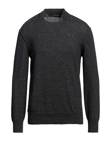 ISABEL BENENATO Pullover Gris anthracite 75% Laine d'alpaga, 25% Polyamide