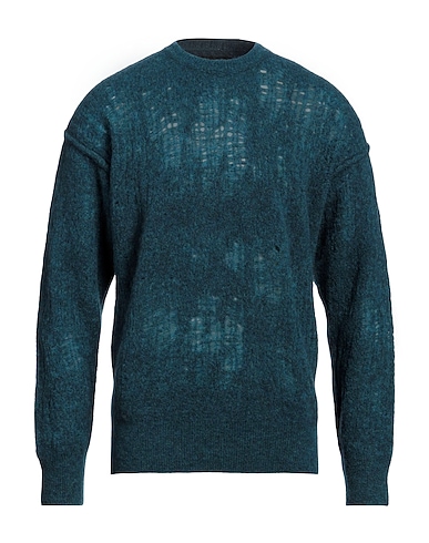 ISABEL BENENATO Pullover VERDE PETROLIO 54% Merinowolle, 22% Wolle, 19% Yakwolle, 5% Elastan