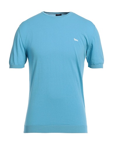 HARMONT & BLAINE Pullover Himmelblau 100% Baumwolle