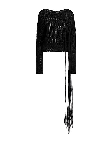 ISABEL BENENATO Pullover Nero 68% Lana di alpaca, 22% Poliammide, 10% Lana