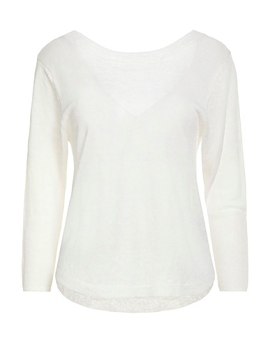 MAJESTIC FILATURES Sweater Off white 100% Linen