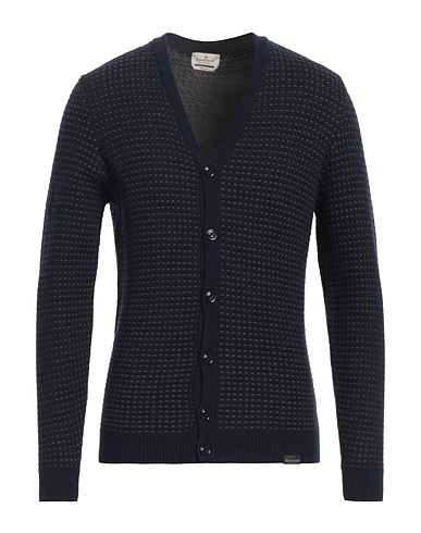 BROOKSFIELD カーディガン ネイビー ナイロン 35% / レーヨン 30% / ウール 30% / カシミヤ 5%