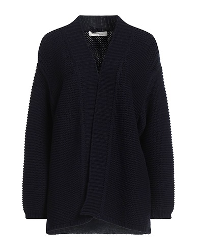 LIVIANA CONTI Cardigan Midnight blue 50% Cashmere, 50% Polyamide