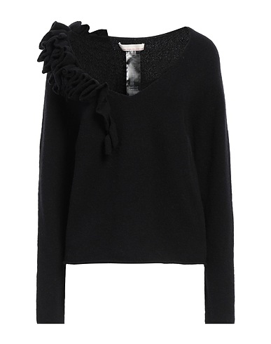 LIVIANA CONTI Jumper Black 63% Virgin Wool, 25% Polyamide, 10% Cashmere, 2% Elastane