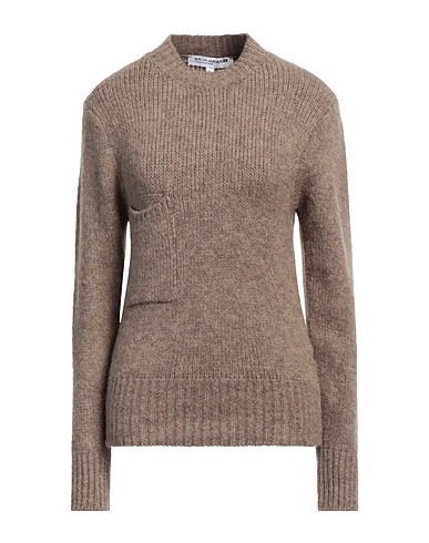 EUROPEAN CULTURE Sweater Khaki 50% Acrylic, 29% Polyamide, 19% Wool, 2% Elastane