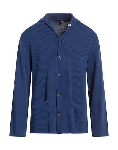 LARDINI Cardigan Blue 100% Cotton