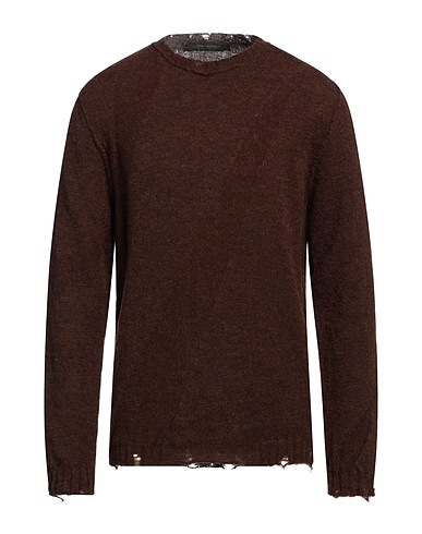 MESSAGERIE Pullover PATRIZIO PISCAGLIA Cioccolato 50% Lana di alpaca, 30% Poliammide, 20% Lana Merino