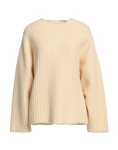 LOULOU STUDIO Sweater Beige 86% Merino Wool, 11% Recycled nylon, 3% Elastane