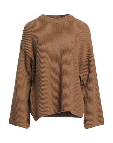 ERIKA CAVALLINI Sweater Camel 80% Wool, 20% Polyamide