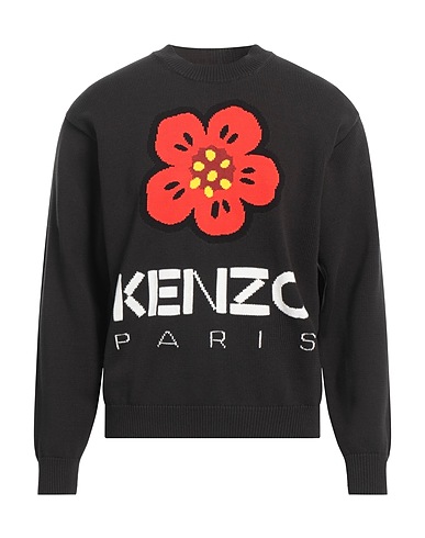 KENZO Pullover Braungrau 64% Baumwolle, 36% Polyester