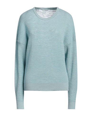 POMANDÈRE Pullover Blaugrau 55% Leinen, 45% Polyester