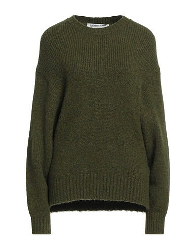 EUROPEAN CULTURE Pullover Verde militare 50% Acrilico, 29% Poliammide, 19% Lana Vergine, 2% Elastan