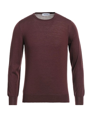 GRAN SASSO Sweater Chocolate brown 100% Virgin Wool