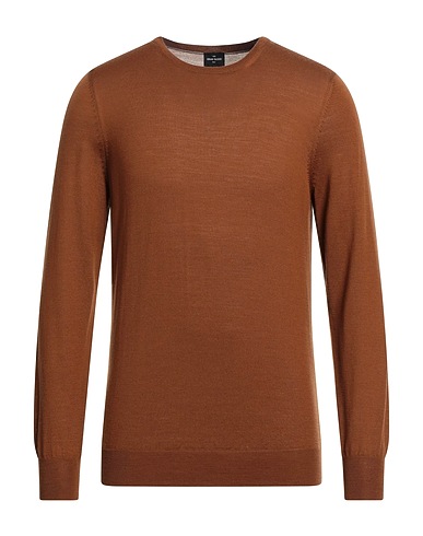 GRAN SASSO Jumper Brown 100% Virgin Wool