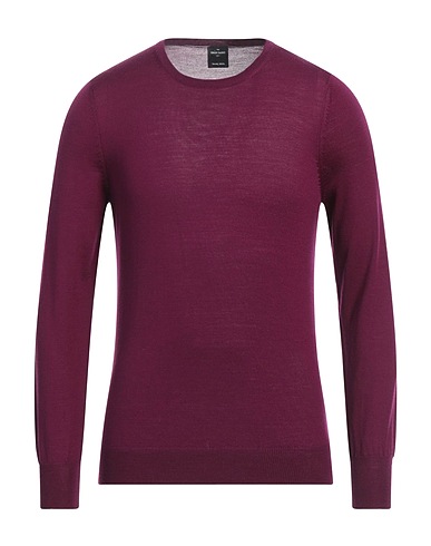GRAN SASSO Jumper Plum 100% Virgin Wool