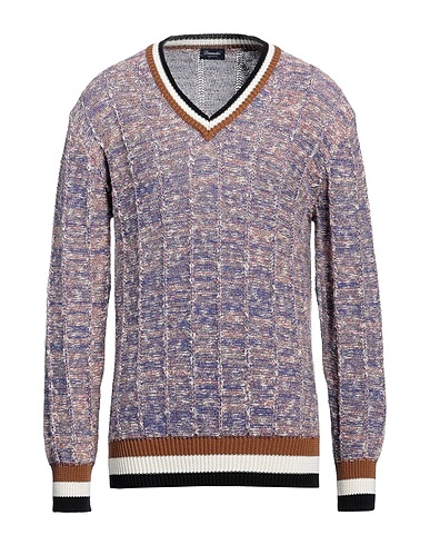 DRUMOHR Sweater Purple 60% Cotton, 40% Linen