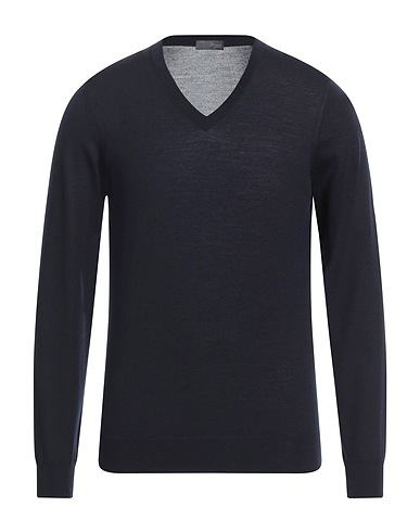DRUMOHR Sweater Midnight blue 100% Super 140s Wool